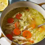 Lemony Chicken & Rice Soup