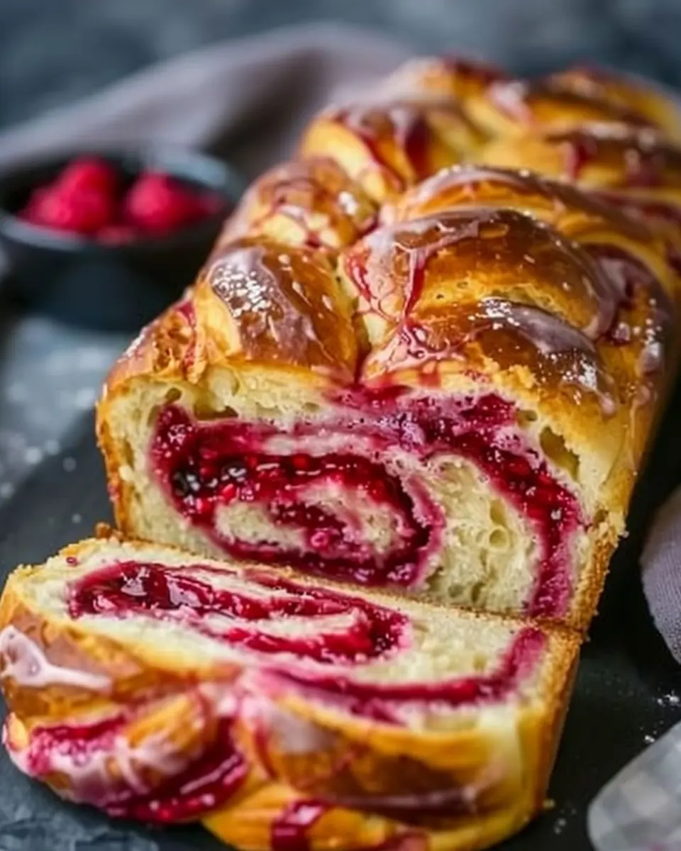 Raspberry Swirl Brioche Loaf Recipe: Easy and Indulgent Delight