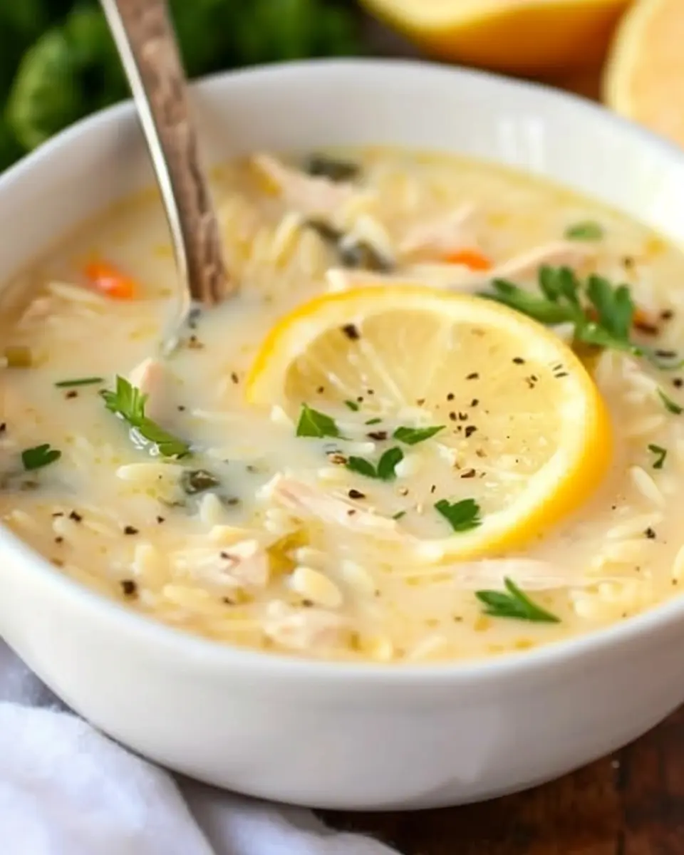 Creamy Lemon Chicken Orzo Soup You’ll Want to Make Tonight