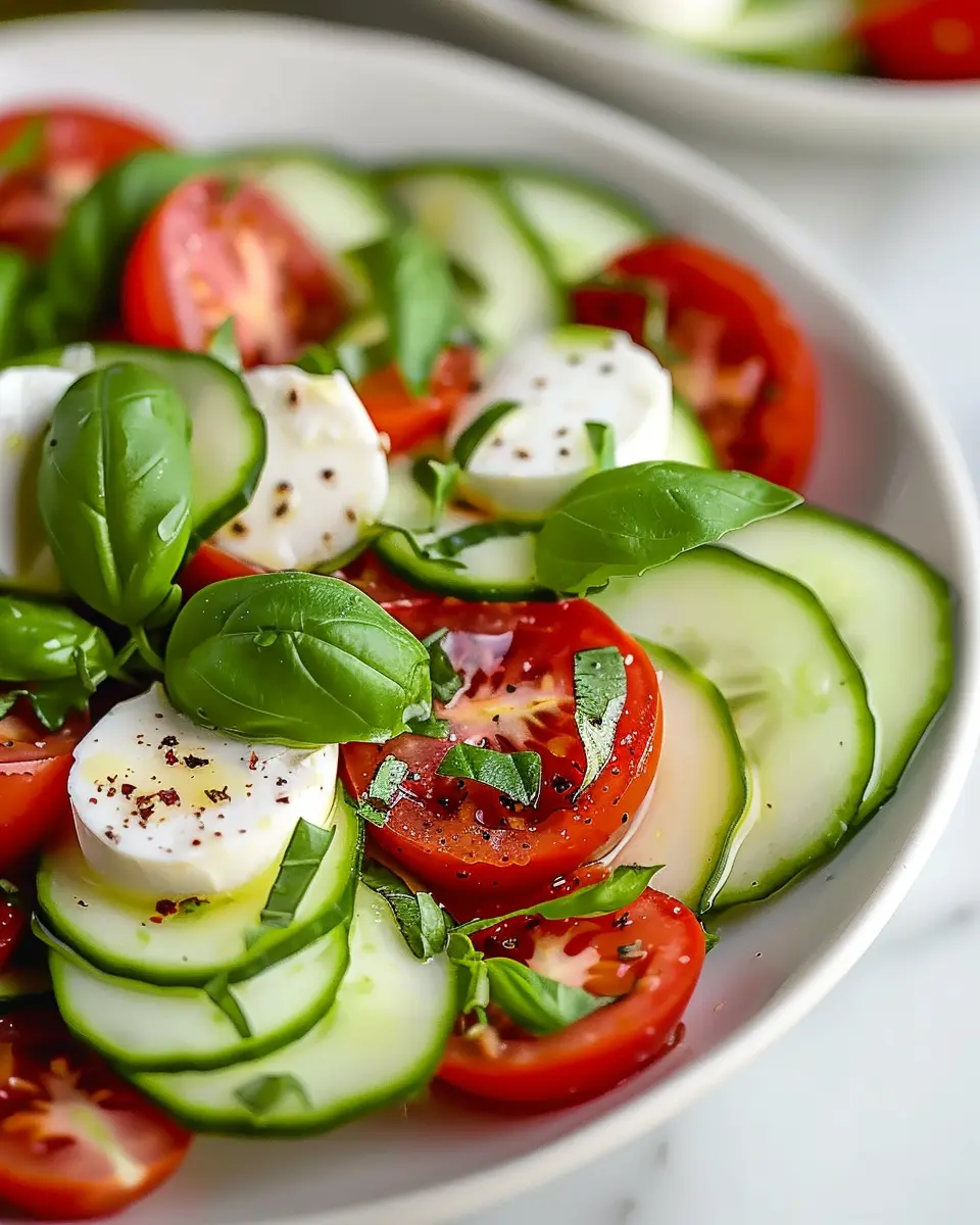 Fresh Cucumber Caprese Salad: A Refreshing Twist for Summer