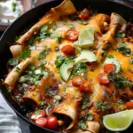 Beef Skillet Enchiladas