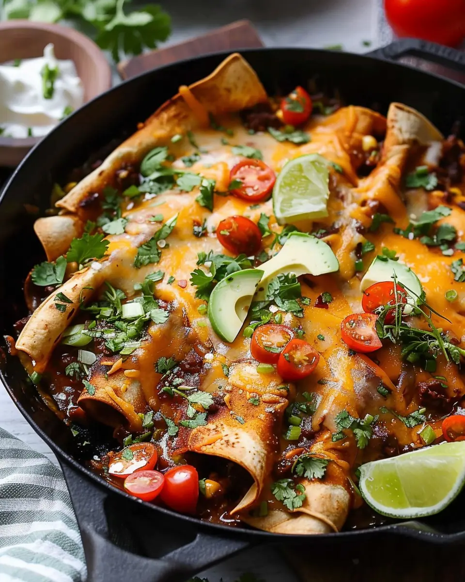 Beef Skillet Enchiladas: Easy, Flavor-Packed Family Meal