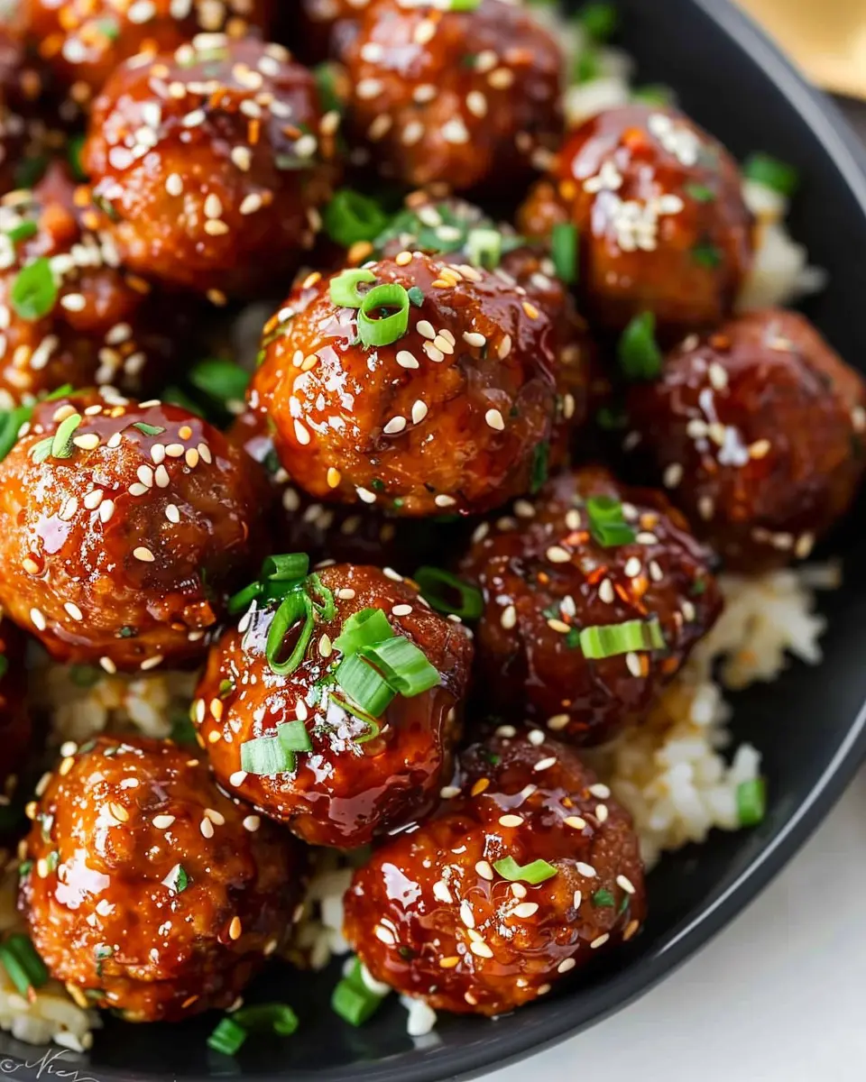 Honey Garlic Meatballs: Easy Recipe with Turkey Bacon Twist