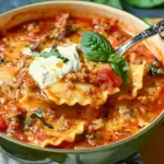 One-Pot Lasagna Soup