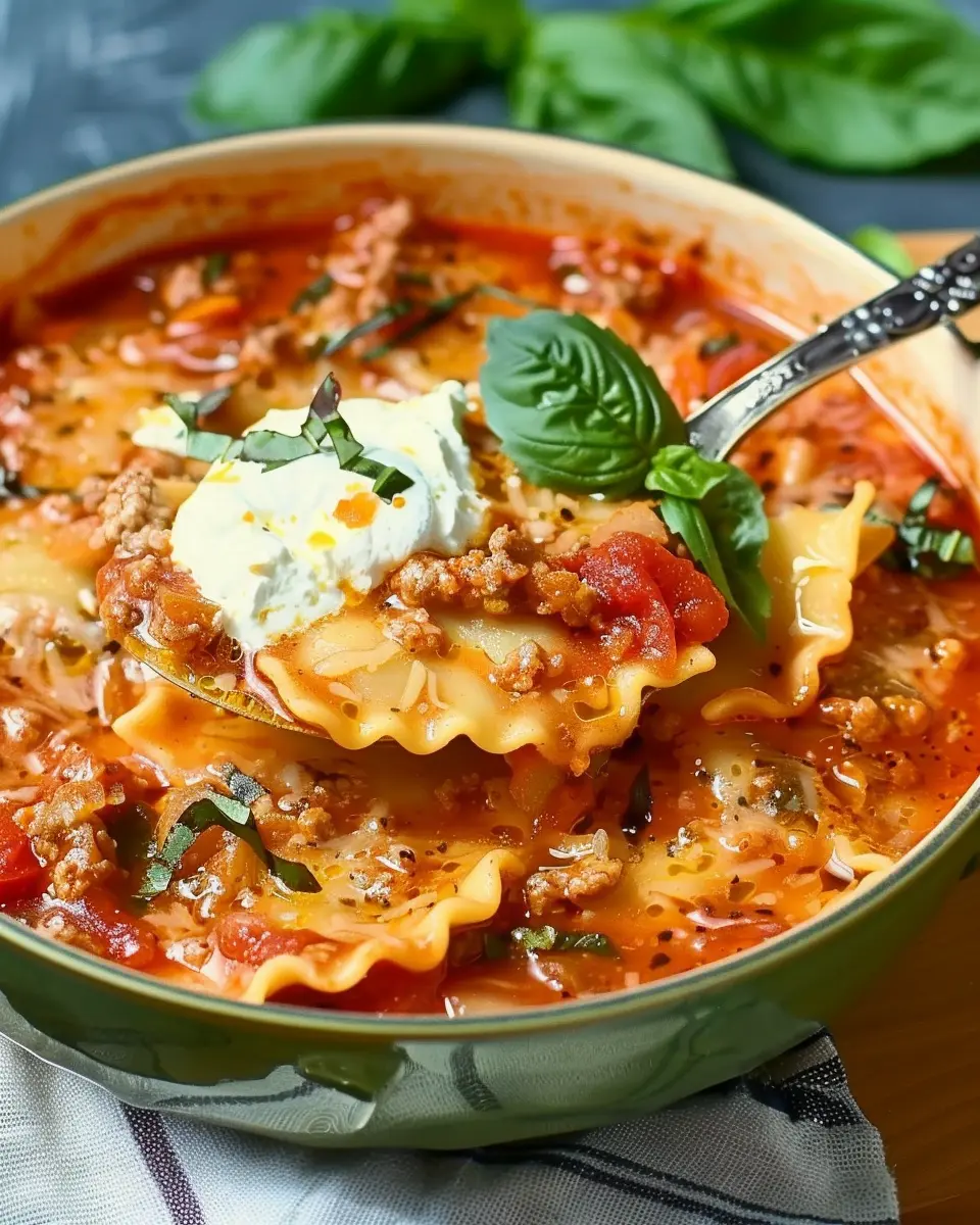 One-Pot Lasagna Soup: Easy Comfort Food for Busy Nights