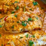 Tilapia in Roasted Pepper Sauce