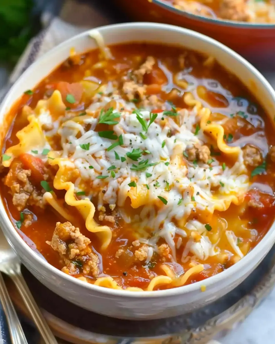 Easy Lasagna Soup Recipe: A Comforting Twist with Turkey Bacon