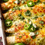 Easy Green Chicken Enchiladas