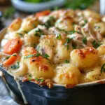 One Pot Gnocchi Chicken Pot Pie