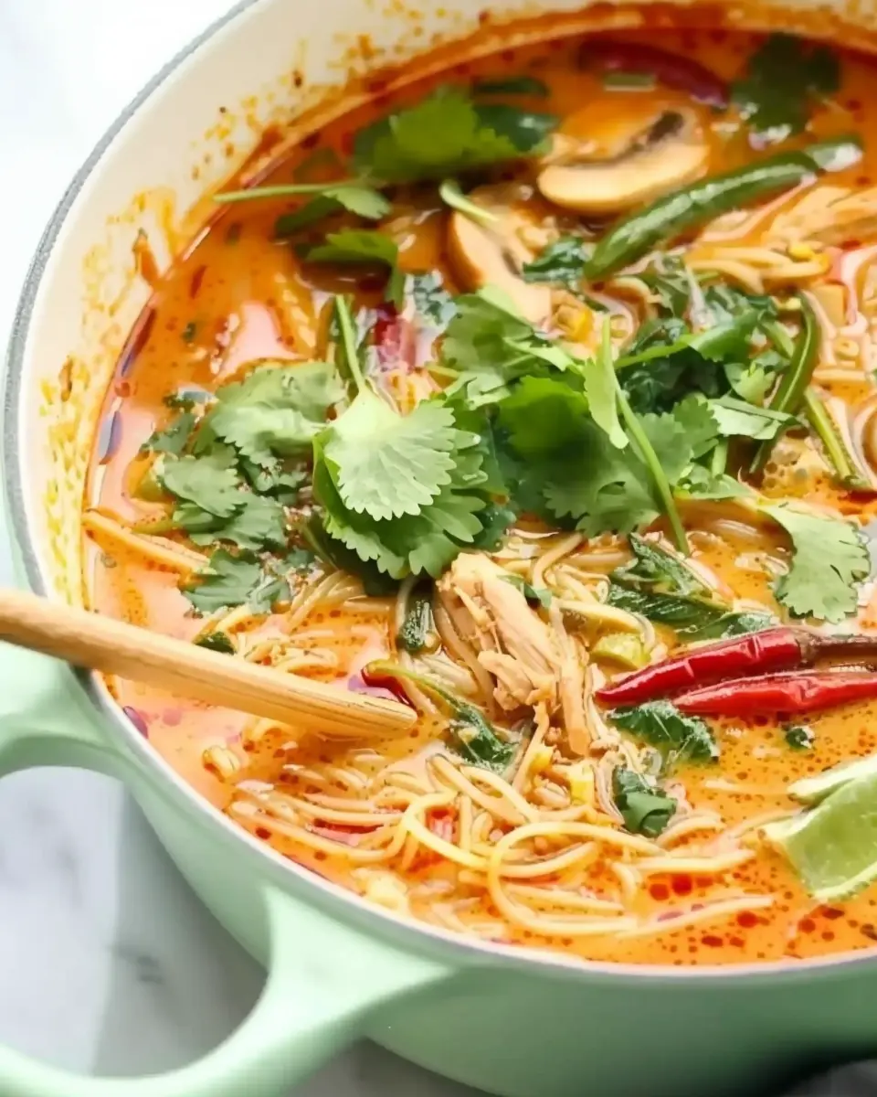 10-Minute Thai Red Curry Noodle Soup: Quick and Flavorful Delight