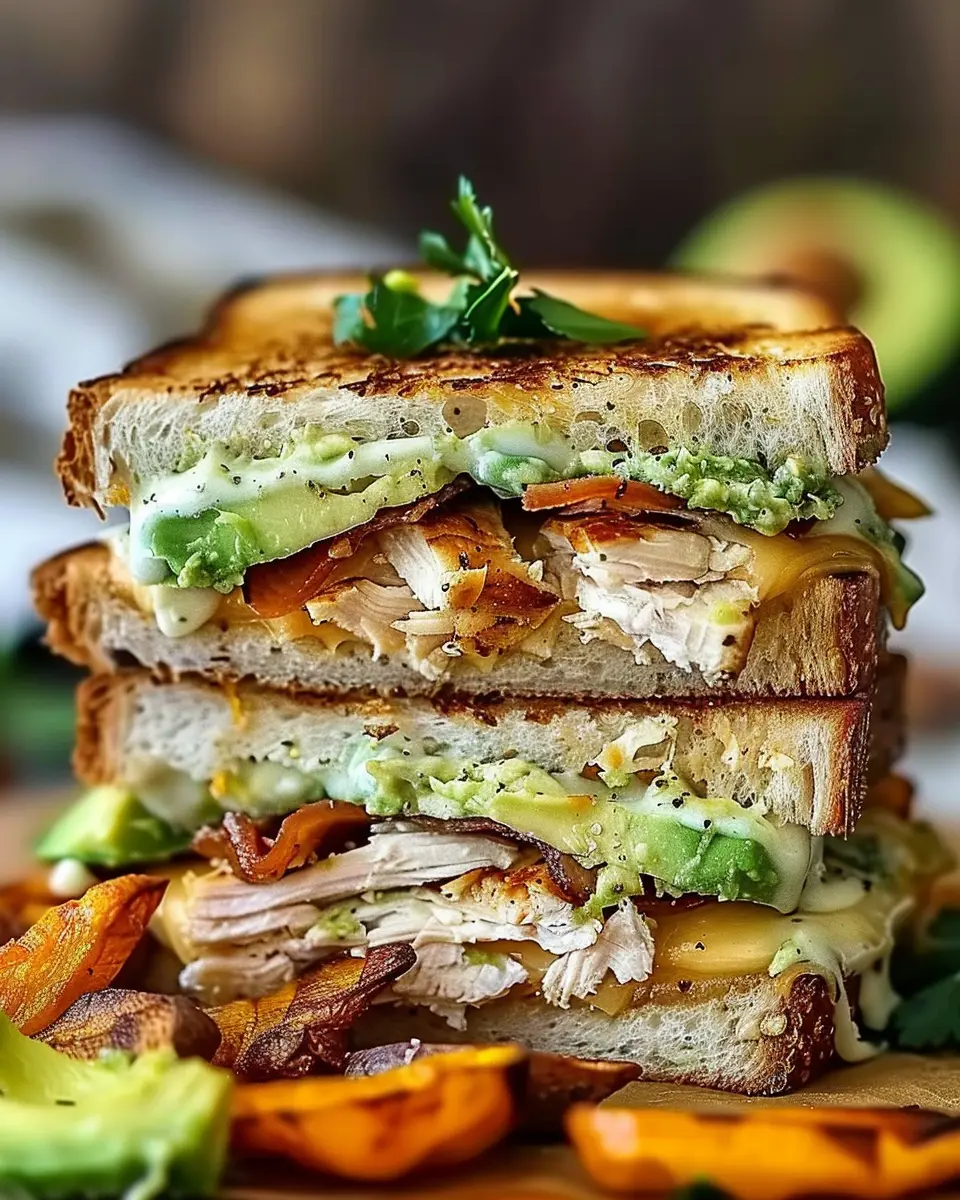 Chicken Avocado Melt Sandwich
