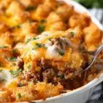 Cheeseburger Tater Tot Casserole