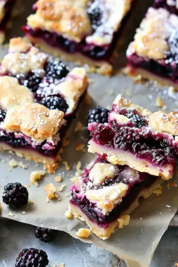 Blackberry Pie Bars