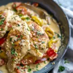 Creamy Pepperoncini Chicken Skillet