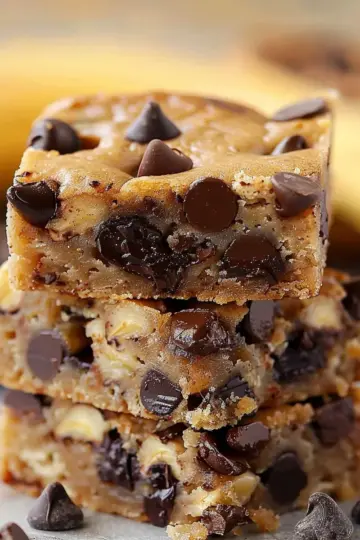 Banana Chocolate Chip Bars