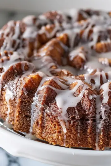Glazed Cinnamon Sugar Apple Cake
