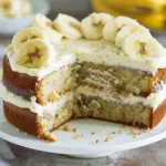 Banana cake with cream cheese frosting