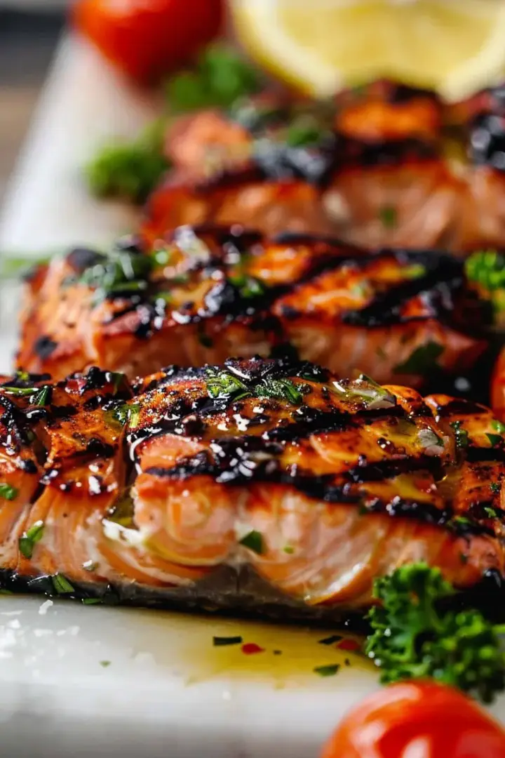 Perfect Marinated Grilled Salmon Recipe