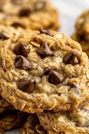 Chewy Oatmeal Chocolate Chip Cookies