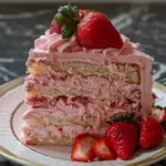 Strawberry Layer Cake with Strawberry Cream Cheese Frosting